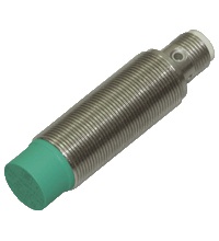 Pepperl&plus;Fuchs Inductive Proximity Metal Barrel Sensor; 18mm; Non-Embeddable; 10-30VDC; NC; PNP; Connector - M12